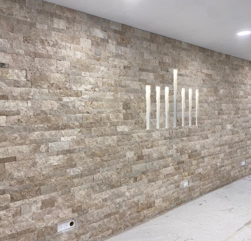 Décoration intérieure en pierre de parement à Strasbourg dans le Bas Rhin Schiltigheim 1