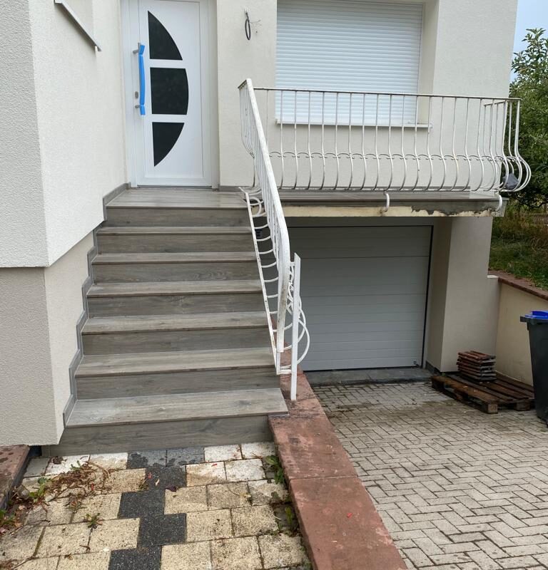 Escalier en carrelage céramique épaisseur 20 mm R11 à Souffelweyersheim Bischwiller 0