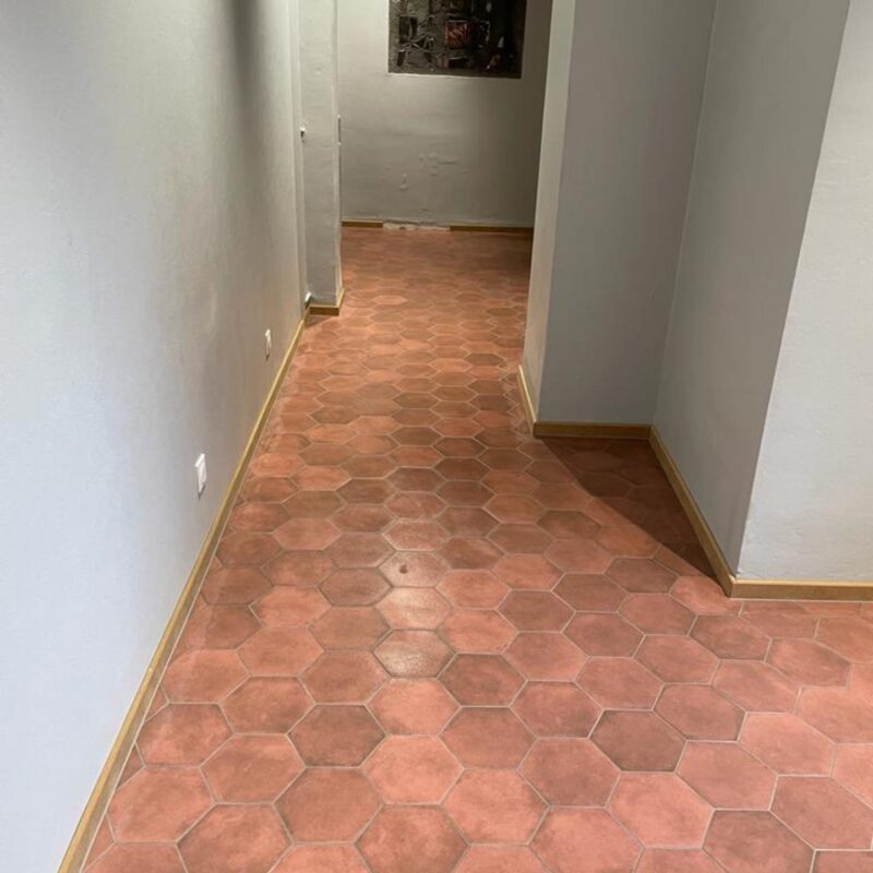 Pose de carrelage type hexagone Erstein 3