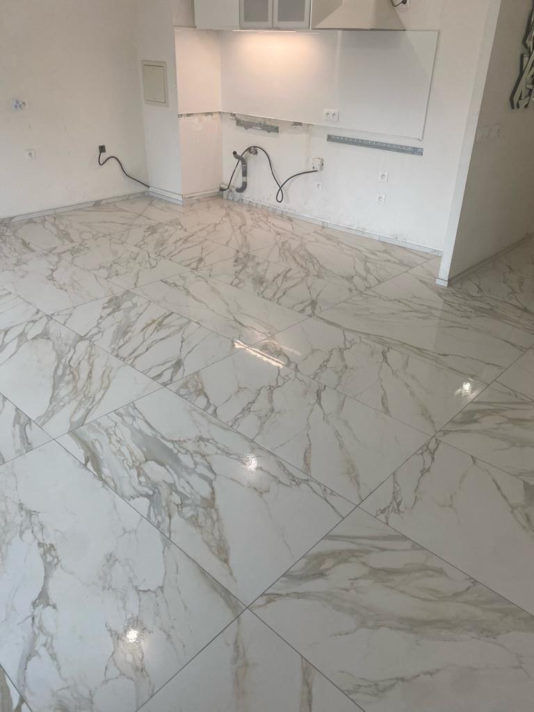 Pose de carrelage dans un appartement à Strasbourg Lingolsheim